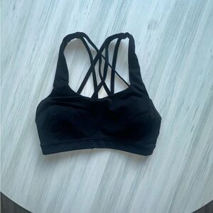 Lululemon Black Sports Bra Size: 4